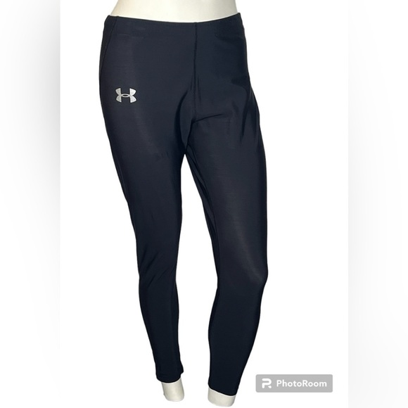 Under Armour Heatgear Black Base layer Pants Sz Large - Picture 1 of 5